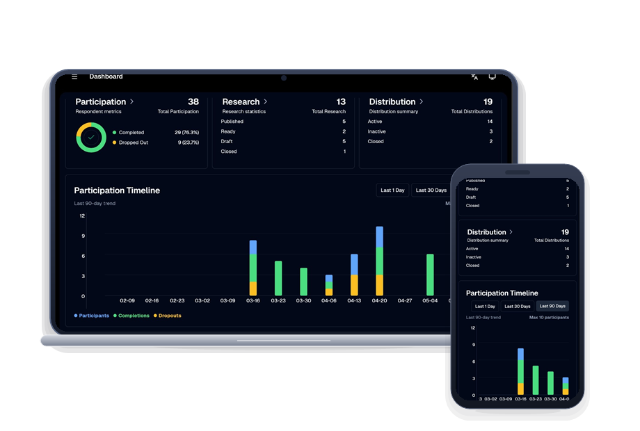 Alioth Research desktop and mobile operations screen preview